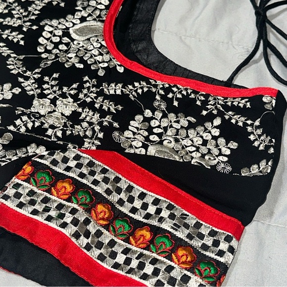 Indian Style Women’s *L* Floral Tunic Dress Elaborate Detailed Extravagant Light - Picture 10 of 14